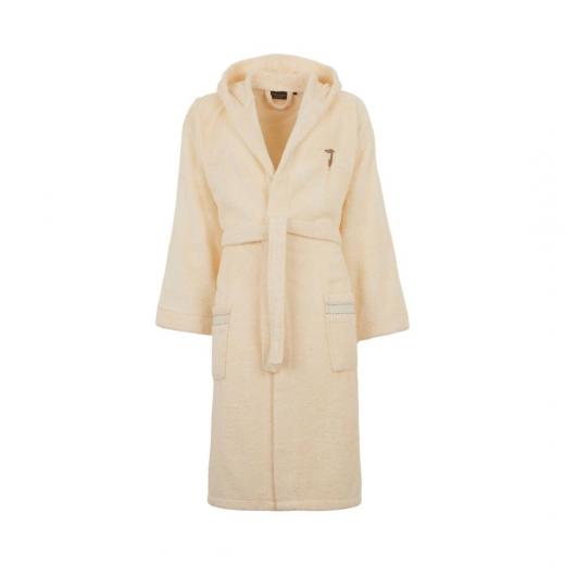 Accappatoio Trussardi In Spugna 380 Grammi Al Metro Quadrato Ribbon Egru Ivory