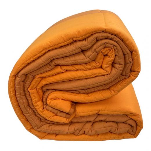 Trapunta Matrimoniale Caleffi Piumone Microfibra Stropicciata Pagoda Cotto