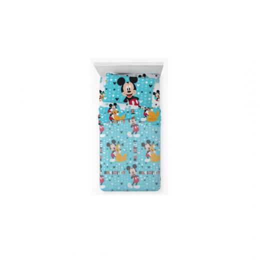Lenzuola Disney Singola Puro Cotone Topolino