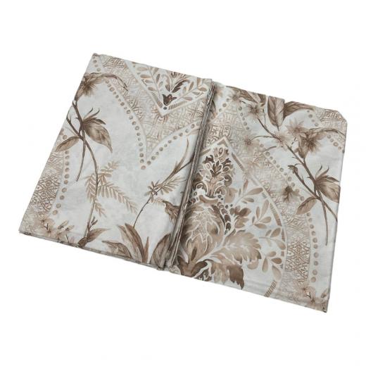 Telo Arredo Foulard Happidea Matrimoniale Azur Naturale Cm 260x280