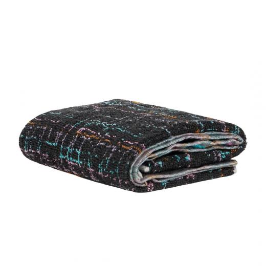 Asciugamano Con Ospite Carrara In Spugna Fashion Nero