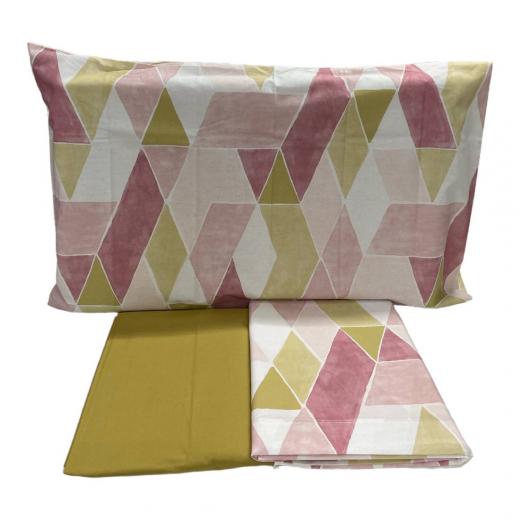 Lenzuola Happidea Singola Made In Italy Articolo Oren Rosa