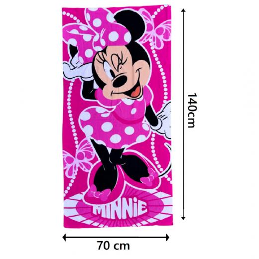 Telo Mare Disney Minnie Cm 70x 140 In Microfibra