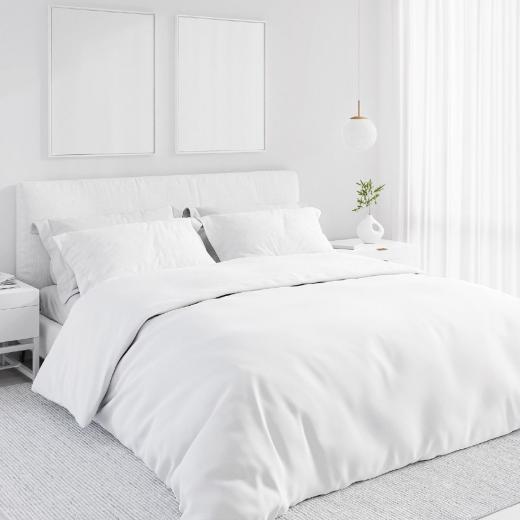 Copripiumino Puro Cotone Made In Italia Sacco 2 Federe Matrimoniale Vari Colori