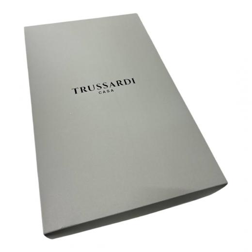 Accappatoio Trussardi In Spugna 380 Grammi Al Metro Quadrato Ribbon Nero