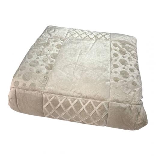 Trapunta Matrimoniale GfFerrari Anita Effetto Jaquard Colore Beige