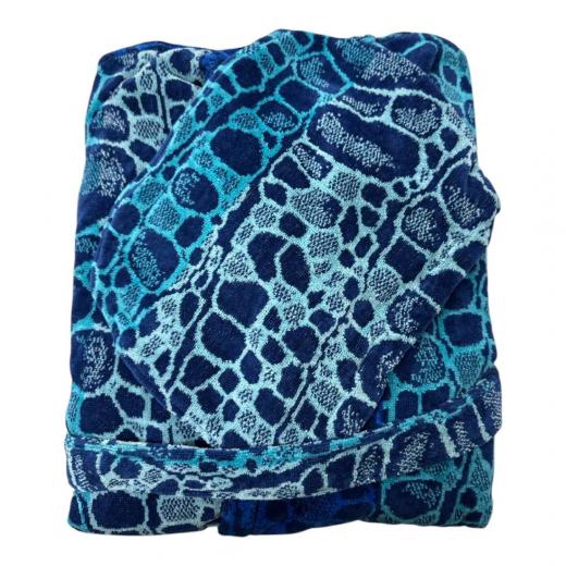 Accappatoio Carrara Collezioni Ocean in Spugna Colore Blu