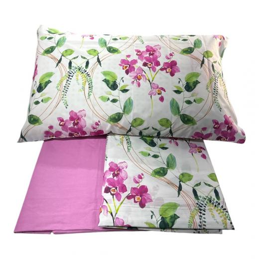 Lenzuola Happidea Lenzuola Matrimoniale Miltonia Rosa Made In Italia