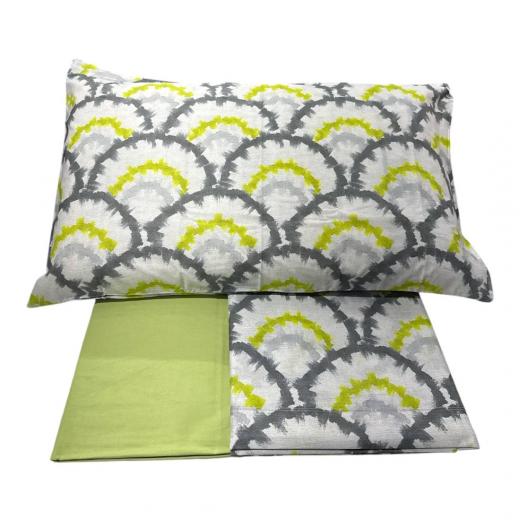 Lenzuola Happidea Lenzuola Singola Chlamis Verde Made In Italia