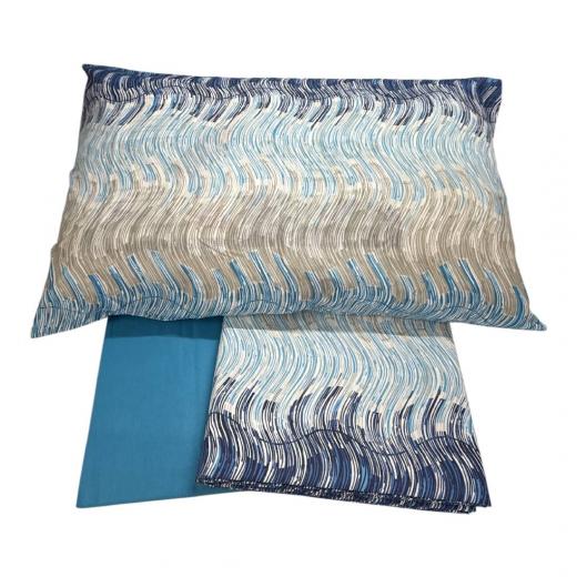 Lenzuola Happidea Lenzuola Matrimoniale Blu Bay Blu Made In Italia
