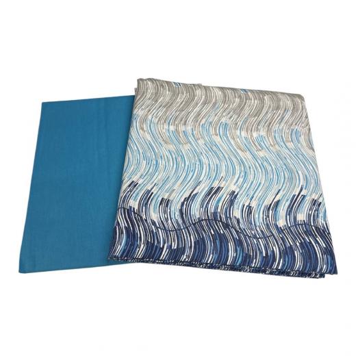 Lenzuola Happidea Lenzuola Matrimoniale Blu Bay Blu Made In Italia