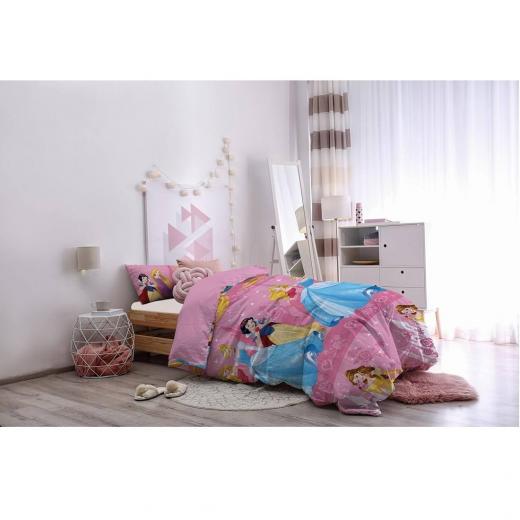 Parure Copripiumino Singola Disney Principesse Puro Cotone
