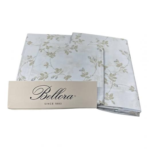 Lenzuola Bellora Matrimoniale Ginevra In Percalle Colore Azzurro