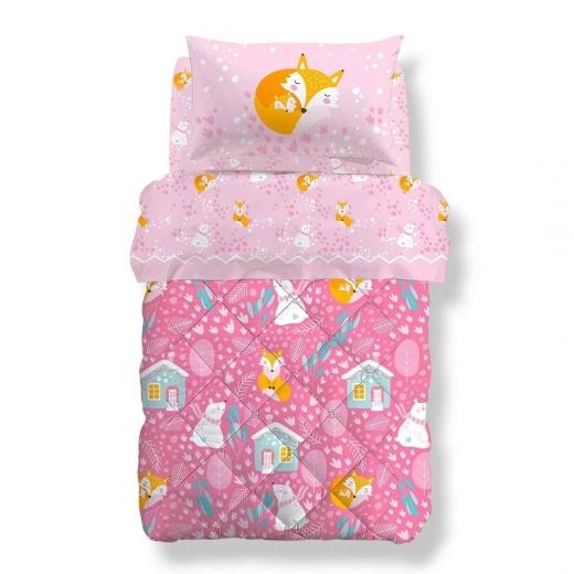 Trapunta Caleffi Kids Singola Paesaggio Esterno Cotone Piumone Invernale