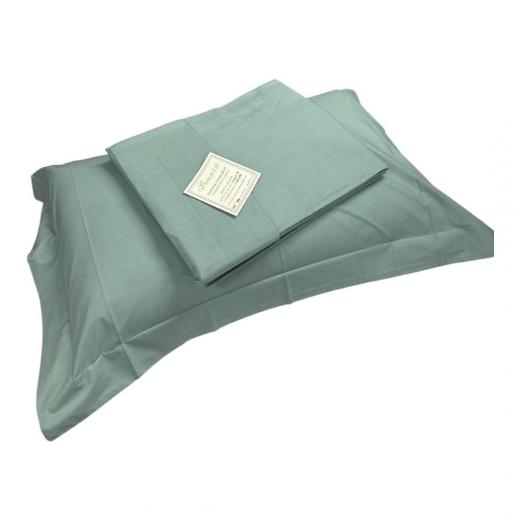 Lenzuola Matrimoniale Percalle Tessier Elite Verde Made In Italia Angoli Cm 30