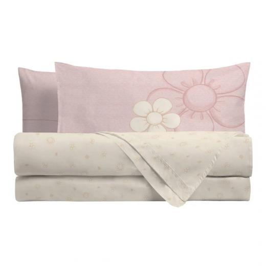 THUN Completo Lenzuola Iconic Pink Matrimoniale