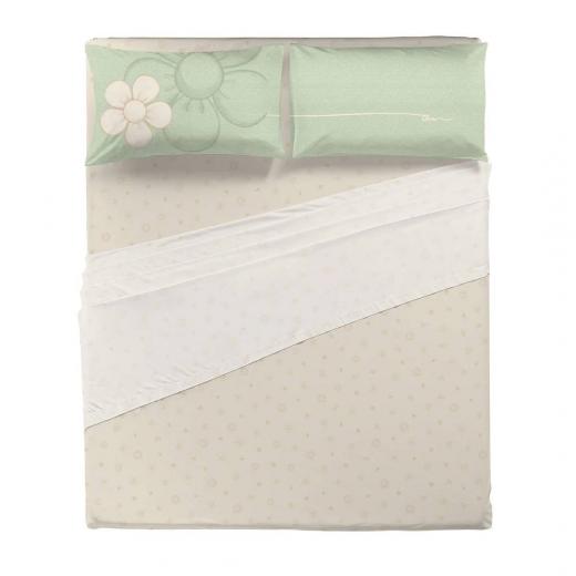 THUN Completo Lenzuola Iconic Green Matrimoniale