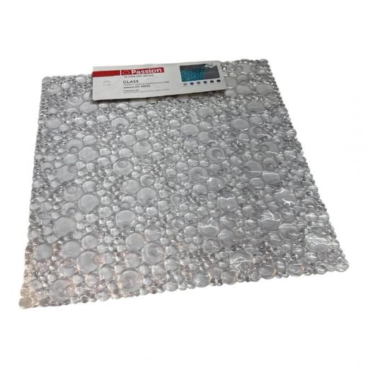 Tappeto Tappetino Pvc Antiscivolo Per Vasca Bagno Doccia Quadrato Cm 52 x 52