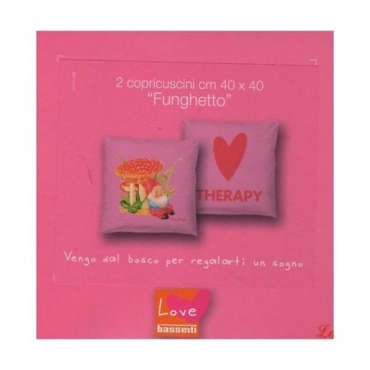 Copricuscini Cuscini Arredo Bassetti Love Therapy Funghetto Rosa Prezzo Offerta