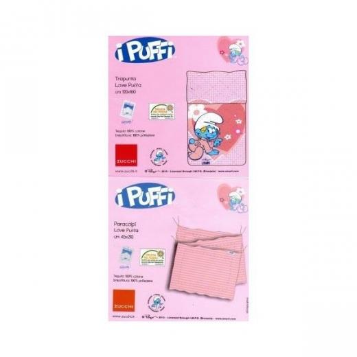 Trapunta Zucchi Con Paracolpi Love Puffa Rosa