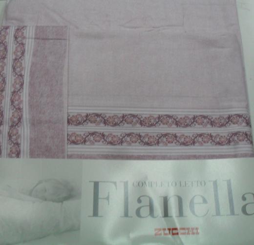 LENZUOLA ZUCCHI SINGOLA FLANELLA COLORE ROSA