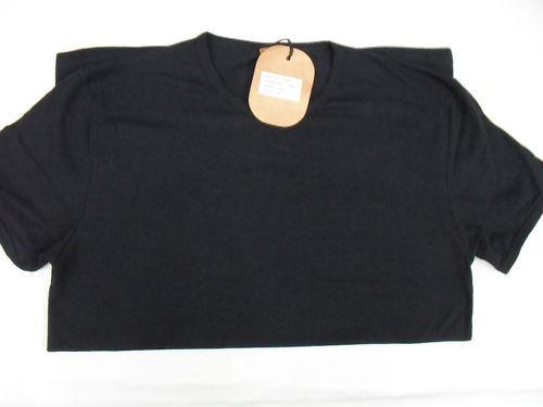 T-SHIRT UOMO GIRO COLLO COTONE ELASTICIZ 4 NER 2 PEZZI