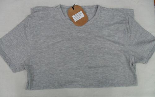 T-SHIRT UOMO GIRO COLLO COTONE ELASTICIZ 7 GRIG 2 PEZZI