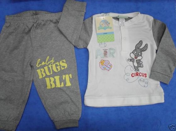 PIGIAMA LOONEY TUNES INTERLOCK CALDO COTONE 010 G 12M