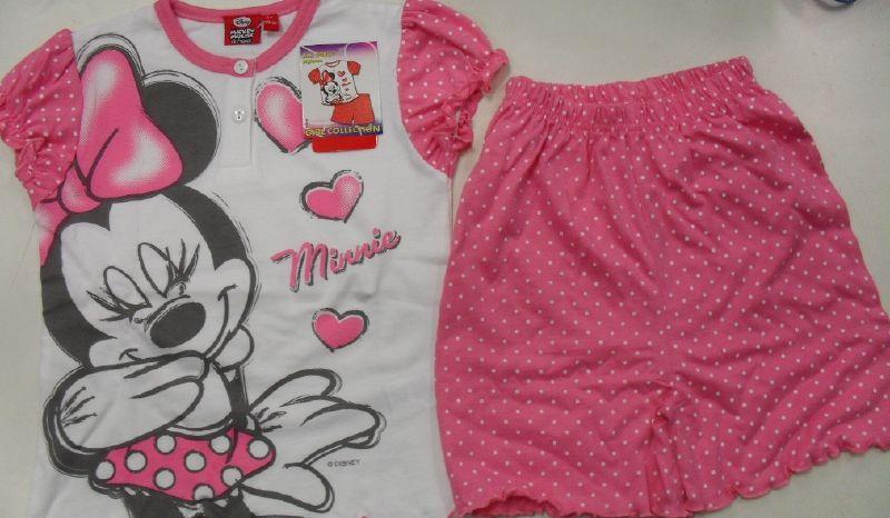 Pigiama Minnie Bambina Mezze Maniche Puro Cotone  Offerta