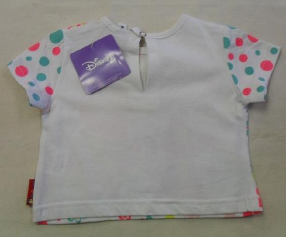 T-Shirt Disney Winnie The Pooh Neonata Bianca Mezza Manica