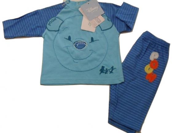 Pigiama Disney Neonato Bambino Winnie The Pooh Lungo Sotto Costo