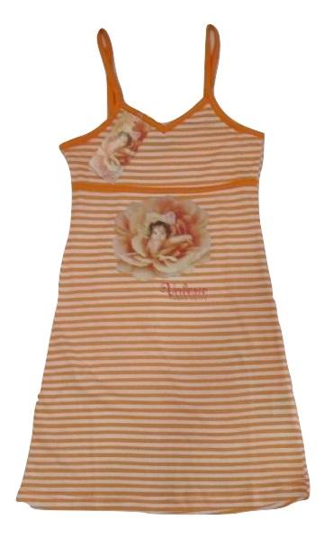 Camicia Notte Bambina Bimba Valerie Tabor Smith Bretelline Art 716 Sotto Costo