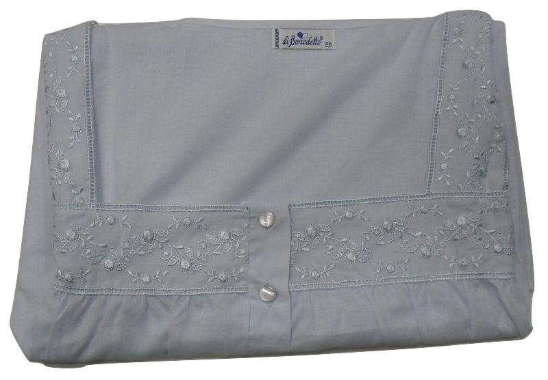 Camicia Notte Spalla Larga Cotone In Stoffa Dibenedetto 1401 Sotto Costo