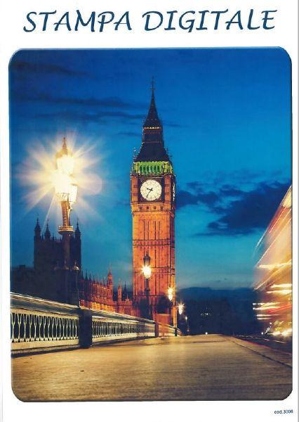 Trapunta Matrimoniale Stampa Digitale Londra Big Ben Novia Puro Cotone