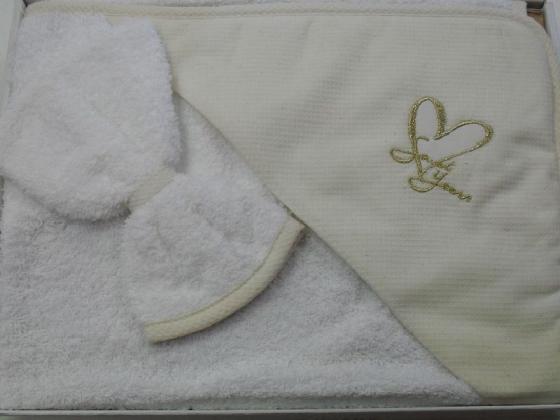 Triangolo Neonato In Spugna  Sweet Years Friends Panna Sotto Costo