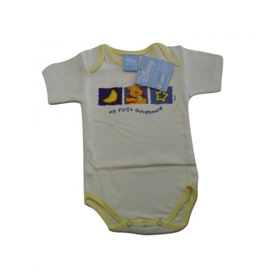 Body Neonato Caldo Cotone Disney Winnie The Pooh Manica Corta