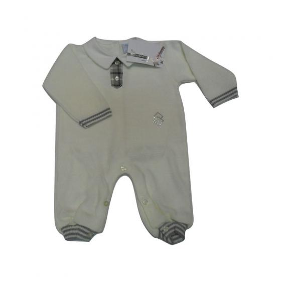 Tutina Per Neonato La Margherita Misto Lana 39417 Rombi