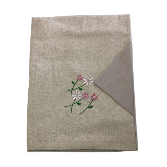 Tovaglia Da Tavola Servizio Tavola Per 6 Preziosa Articolo Roseto Fiori