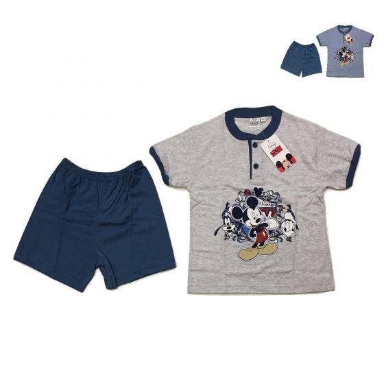 Pigiama Topolino Bambino Disney Mezze Maniche Puro Cotone Offerta