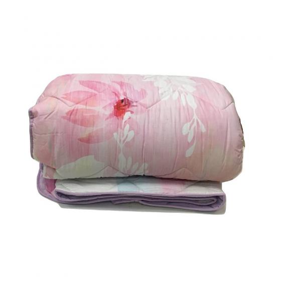 Trapunta Matrimoniale Happidea Piumone Happidea Pinkish Fiori Rosa