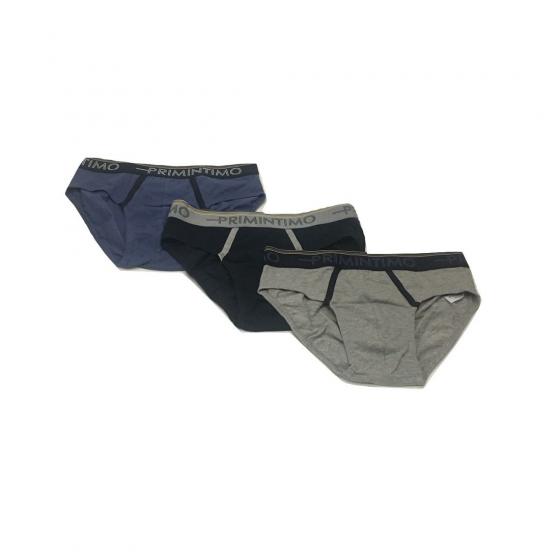 Slip Uomo 3 Pezzi Assortiti Articolo MP445 Cotone Elasticizzato Primintimo