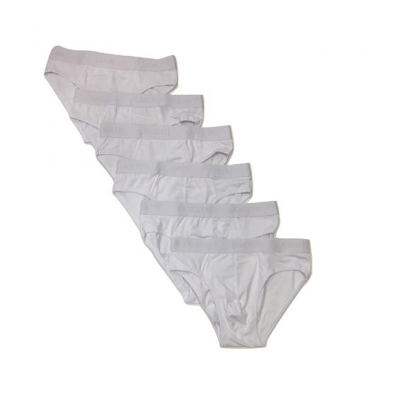 Slip Uomo Lancetti 6 Pezzi Articolo LS4020 Bianco e Colorato