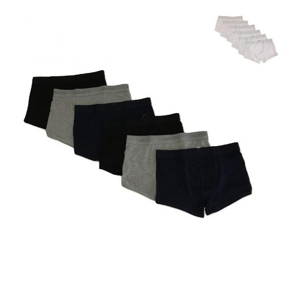 Boxer Uomo Lancetti 6 Pezzi Articolo LS4120 Bianco e Colorato