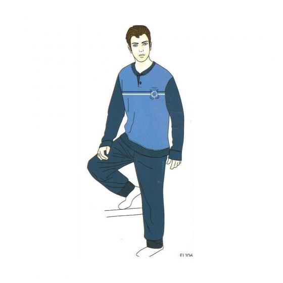 Pigiama Uomo Lungo In Cotone Emporio Articolo 106