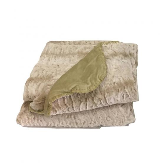 Plaid In Microfibra Wave Cm 130 x 155 Caldo Morbido e Avvolgente