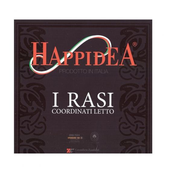 Parure Copripiumino Raso Di Cotone Matrimoniale Happidea I Rasi Tinta Unita