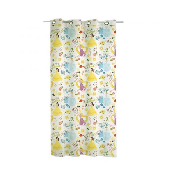 Tenda Principesse Disney 1 Pannello Cm 140 x 290 Con Borchie