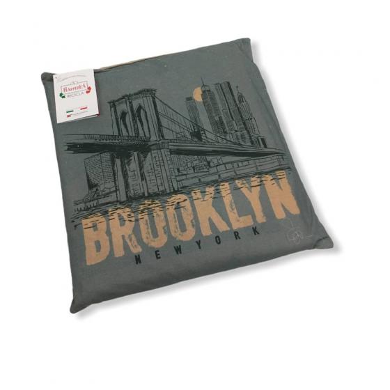 Parure Copripiumino Matrimoniale Stampa Digitale Happidea Brooklyn