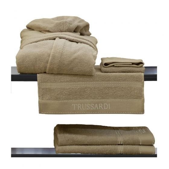 Asciugamano Con Ospite Trussardi In Spugna Da 450 Grammi
