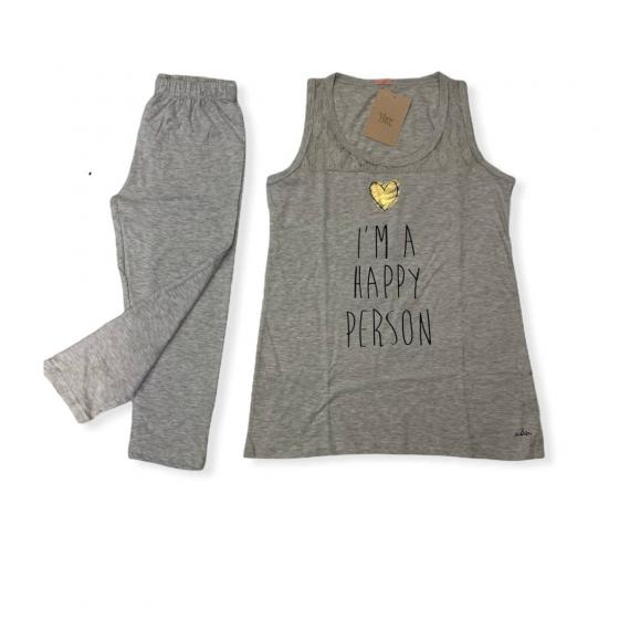 Pigiama Donna Pescatore Spalla Larga Cotone m216 You Me
